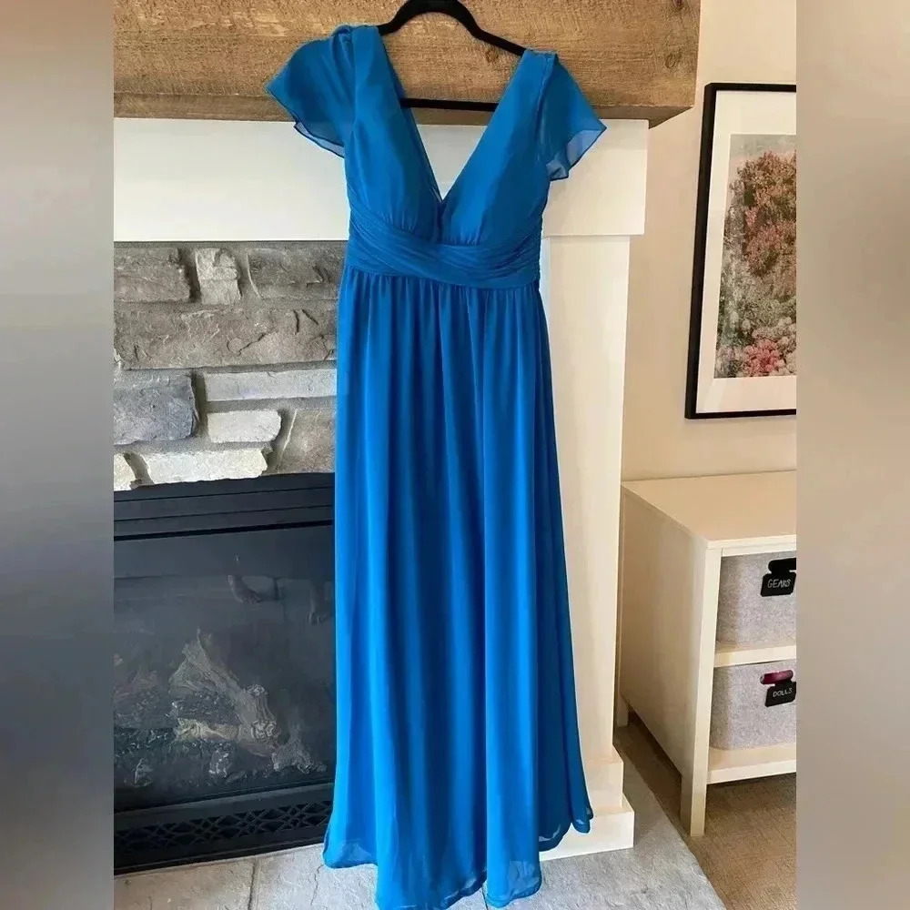 Kennedy Blue Dress Maternity Size 4 Marine Kayli bridesmaid dress